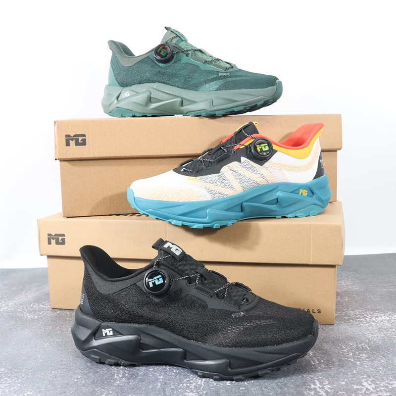 出口瑞典MG夏款纽扣单层超薄超轻缓重全地形户外休闲运动越野跑鞋