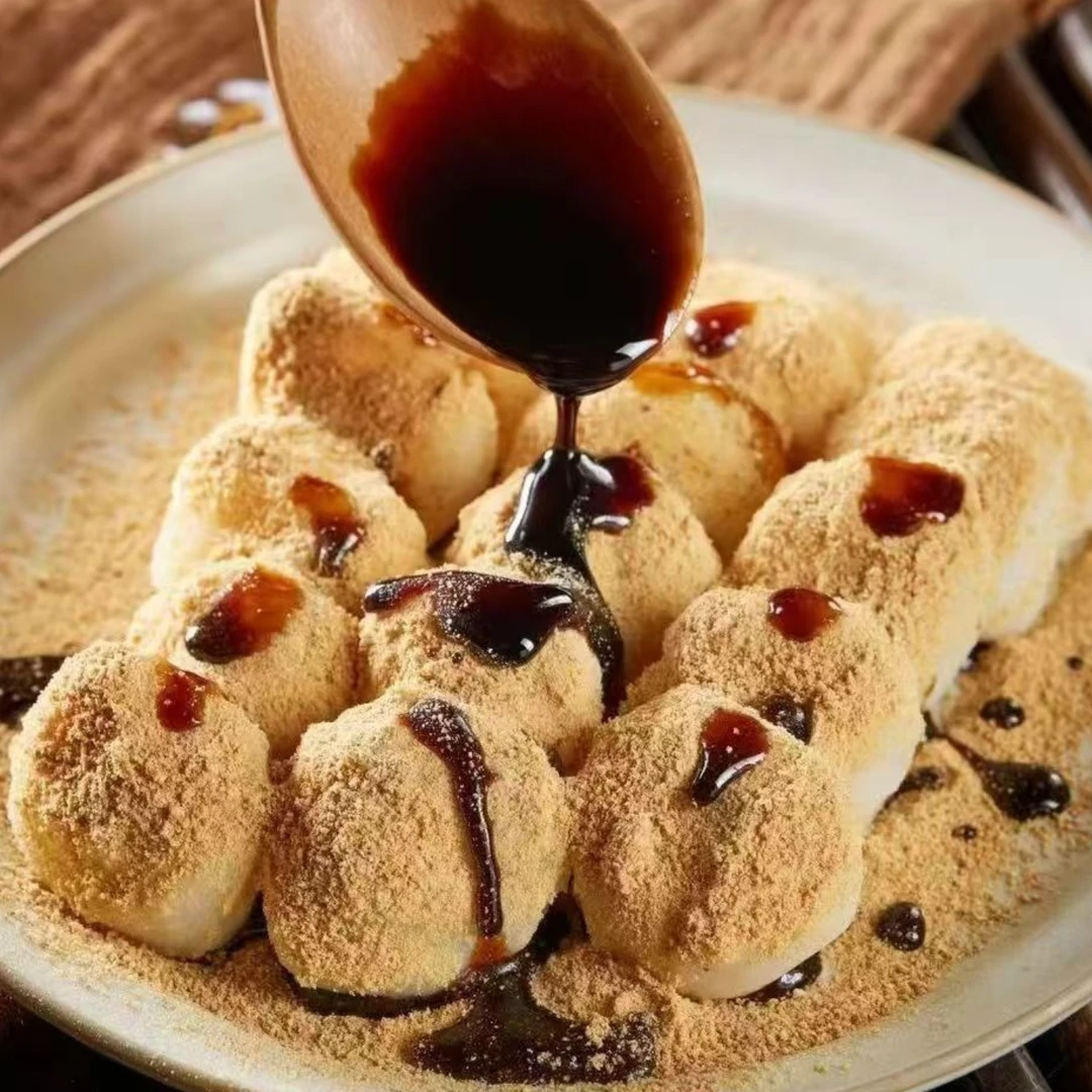 红糖/桂花粘粉麻糍纯手工糯叽叽麻薯解馋小零食独立装