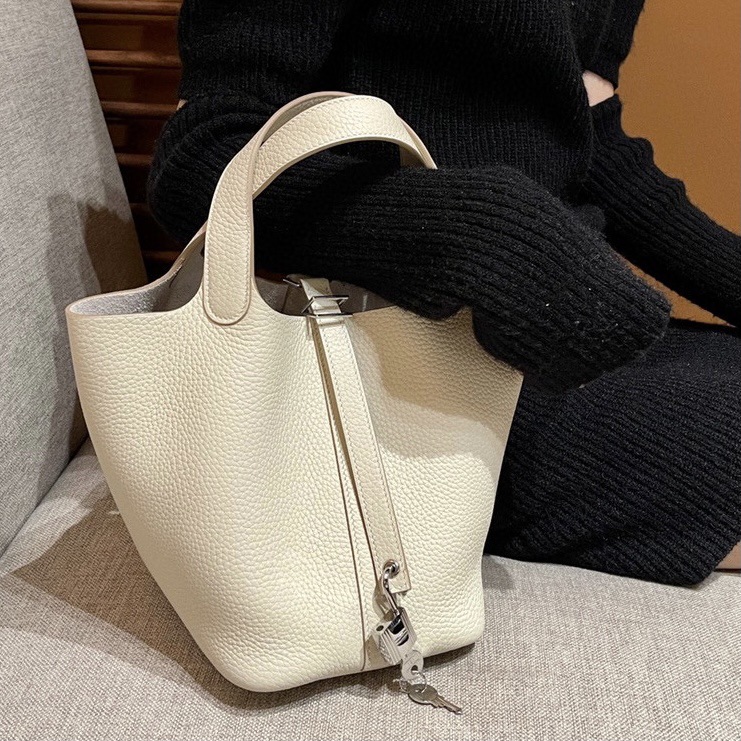 手工包包菜篮子手提包2025新款经典togo牛皮手拎女包春夏小水桶包