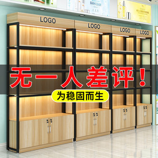 商超货架多层置物架加厚宠物文具置物架母婴烟酒产品样品陈列柜子