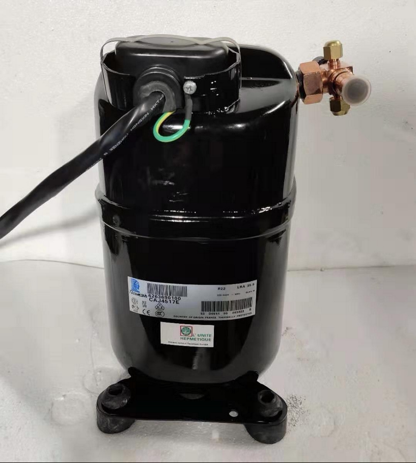 CAJ4517E CAJ4517Z TAJ4517T法国泰康1.25匹低温冰柜制冰机压缩机 - 实物图