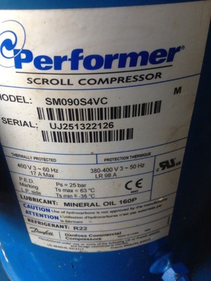 百福马压缩机中央空调原装