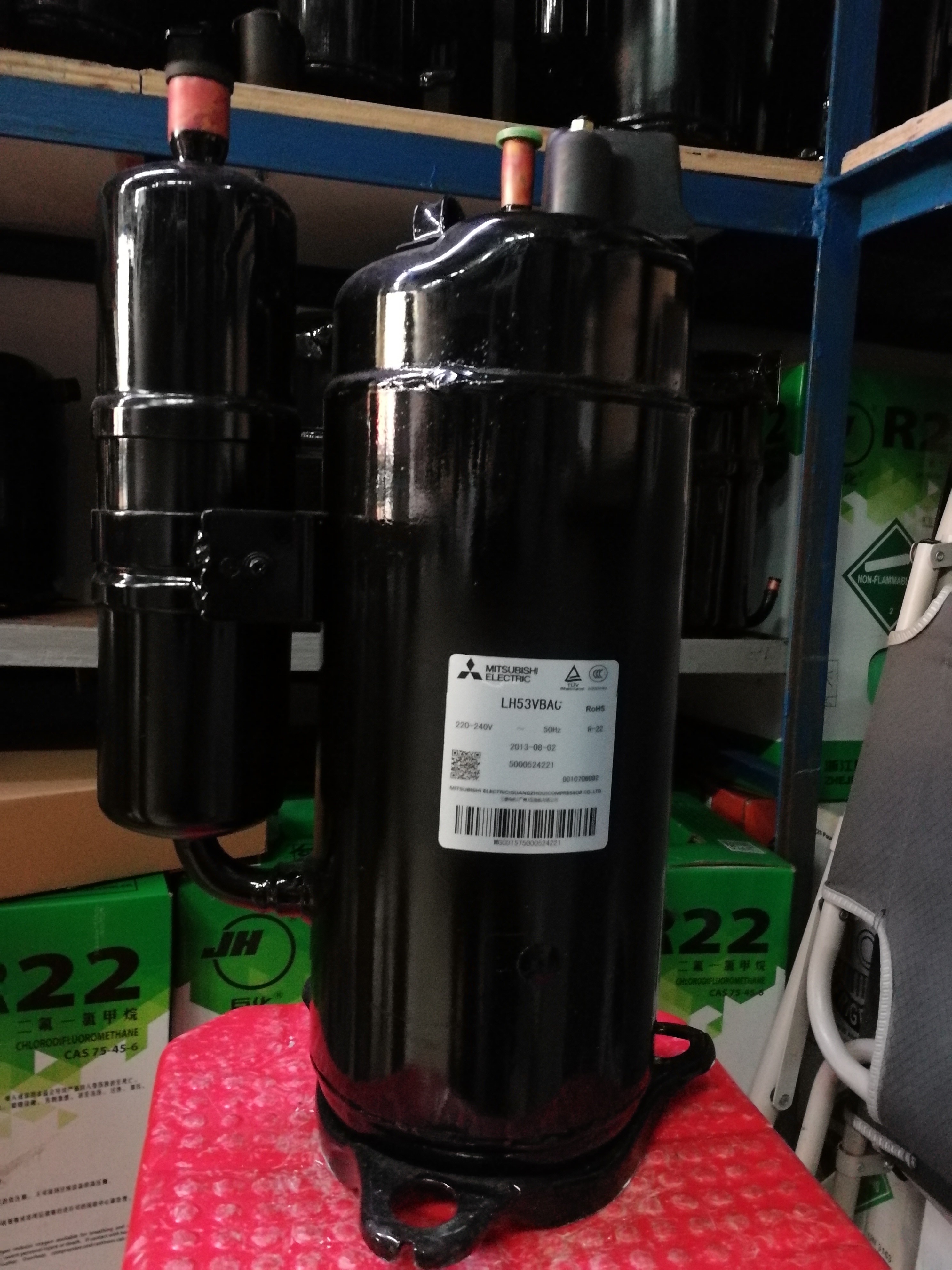 LH53VBAC LH53YBAC原装全新三菱3匹制冷空气能热泵空调压缩机