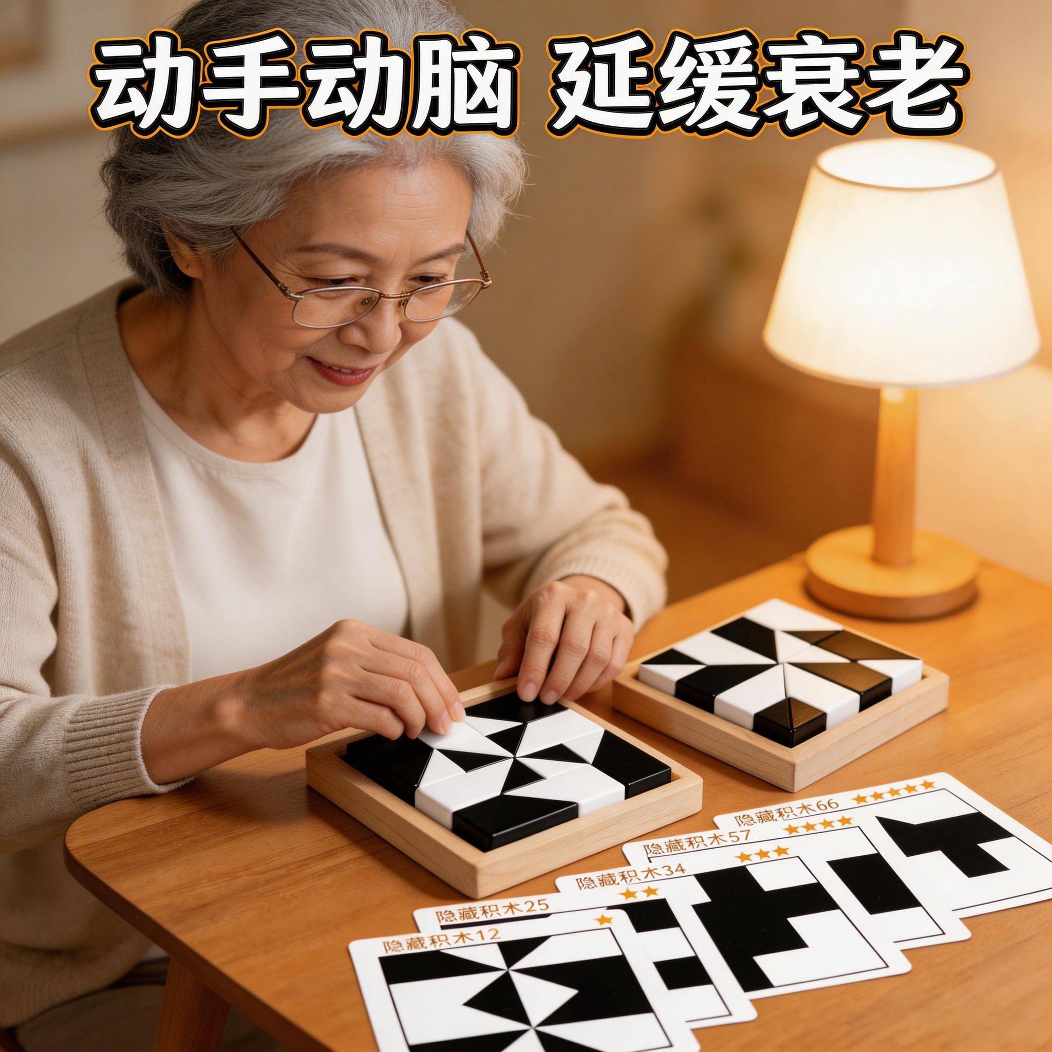 老年人解闷打发时间神器老人练脑益智防痴呆玩具防脑退化成人健脑