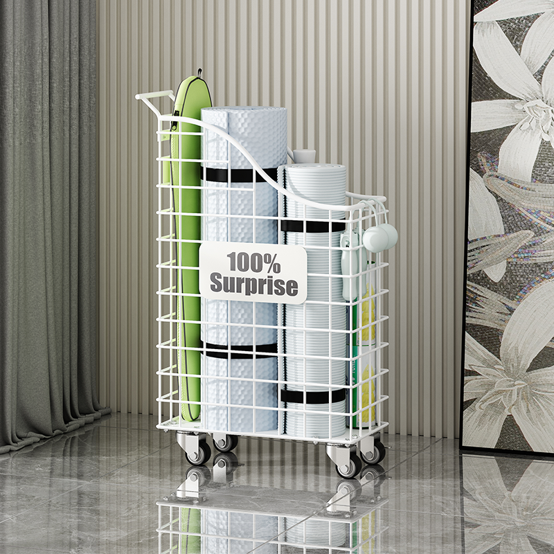 环图落地可移动瑜伽垫收纳筐