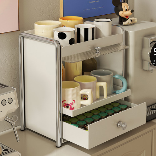 环图水杯置物架桌面收纳盒