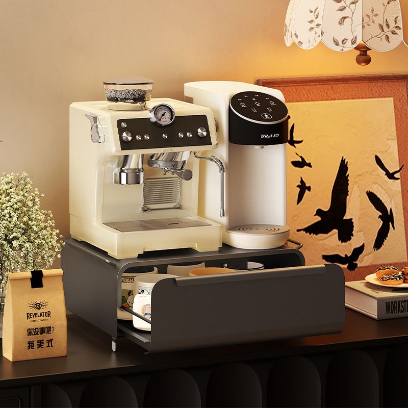 环图桌面收纳盒大容量收纳柜马克杯咖啡杯收纳柜可多层叠加置物架