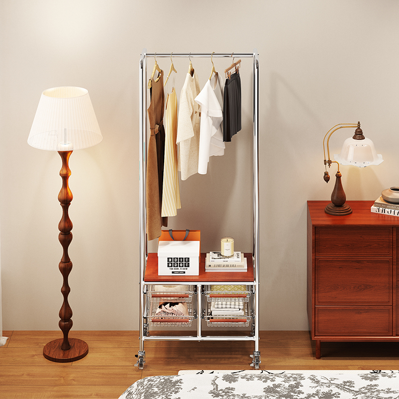 环图落地卧室衣帽架挂衣架置物架