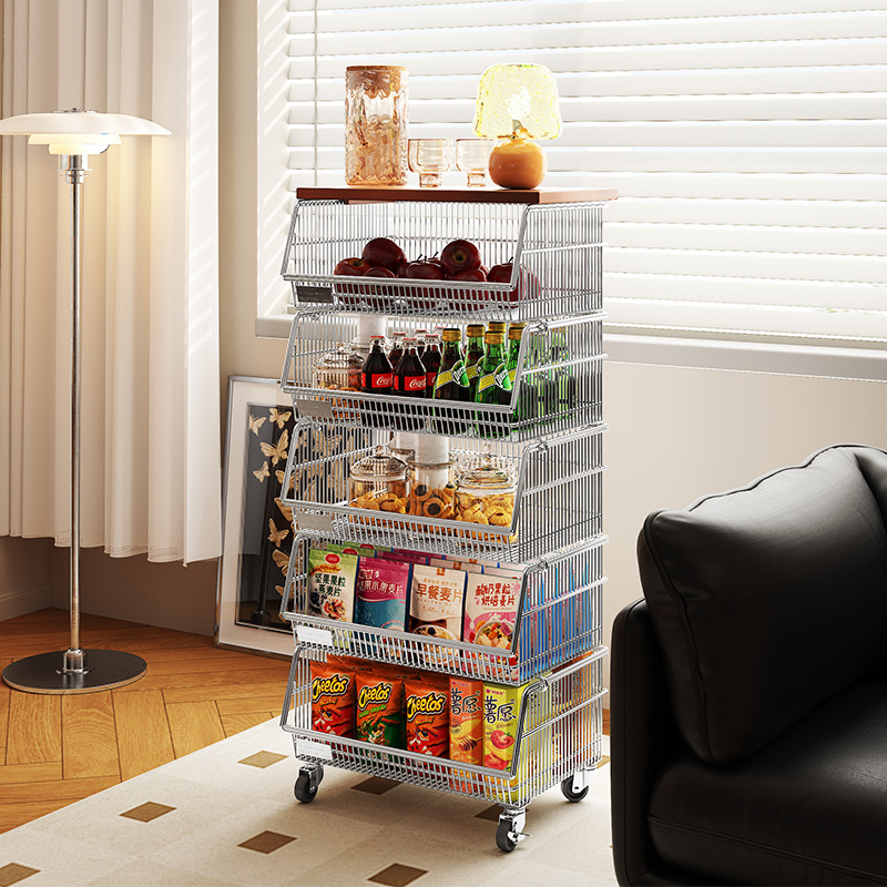 环图架子置物架收纳柜客厅小推车