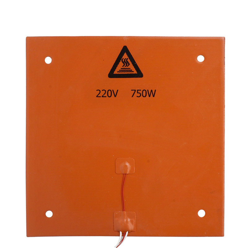 3D打印机配件 310*310mm 220V 750W硅橡胶热床  CR-10 硅胶加热垫