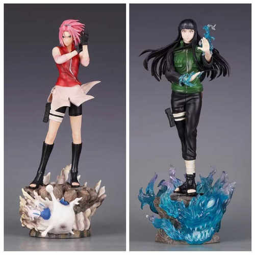 火影忍者巨浪门神日向雏田春野樱小樱少女动漫二次元手办模型摆件