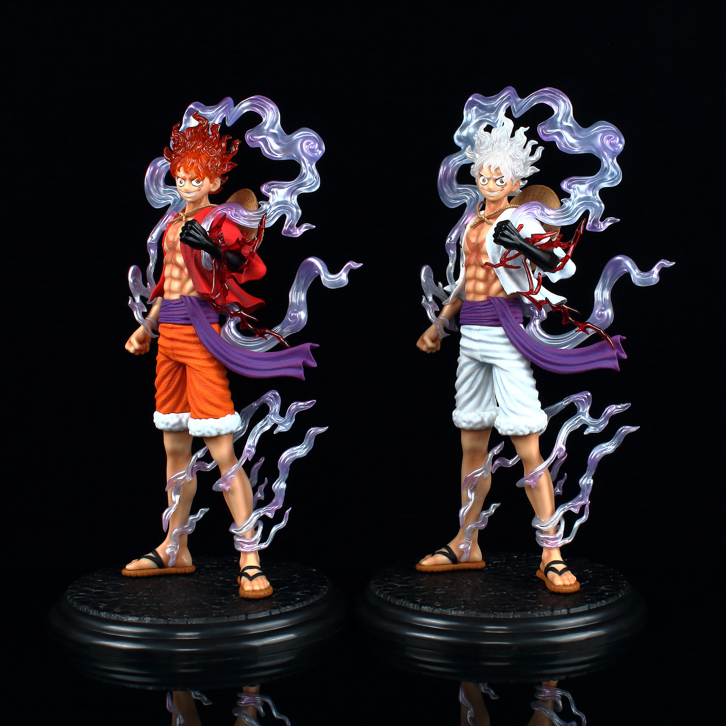 海贼王太阳神尼卡形态五档路飞觉醒和之国凯多手办模型雕像摆件