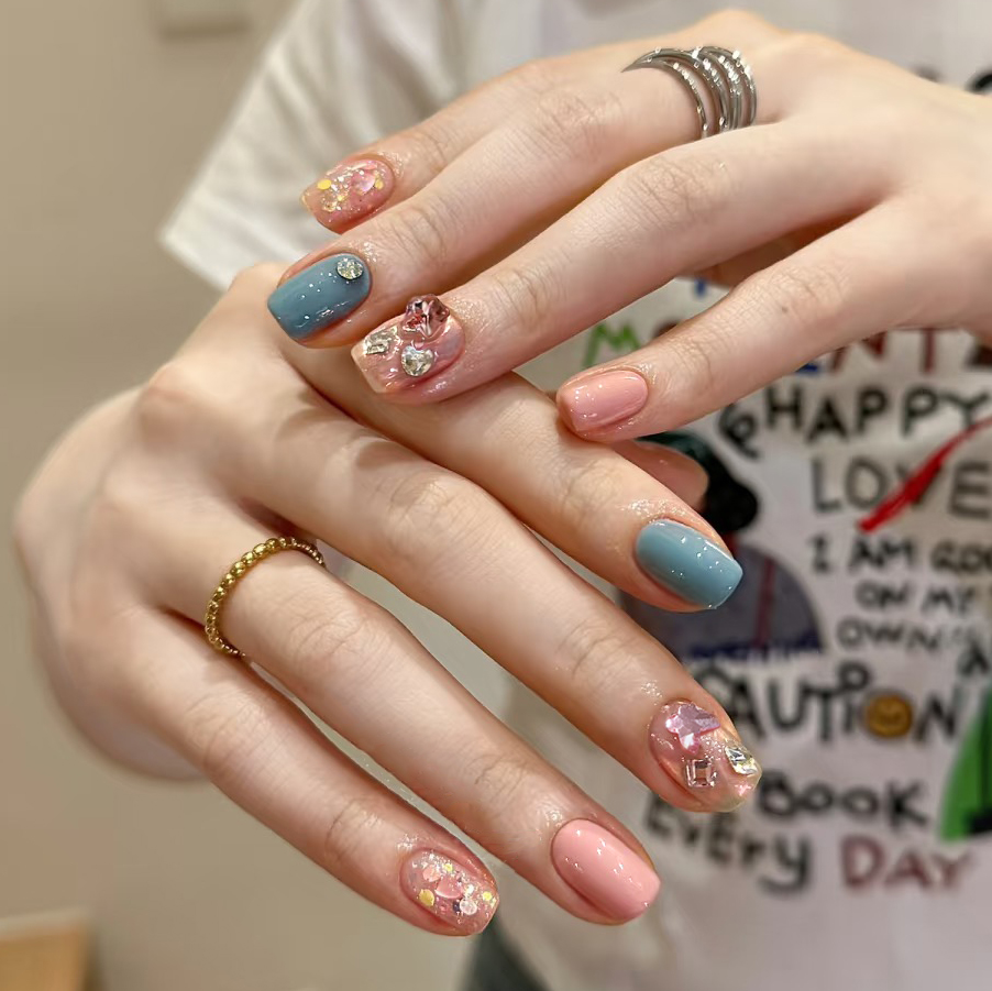 服帖持久防水可拆卸指甲贴片新款