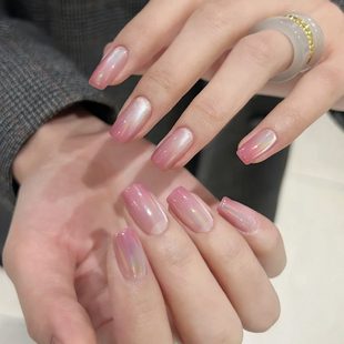 M系列全固化5D凝胶美甲贴极光镭射指甲贴纸女孩防水 免烤灯