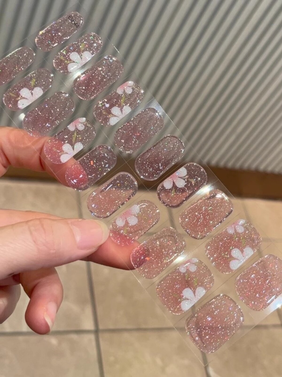 Semi-Cured Gel Nail Stickers UV Light-Curing Technology - Product image 4