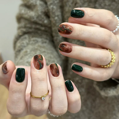 服帖持久防水可拆卸指甲贴片新款