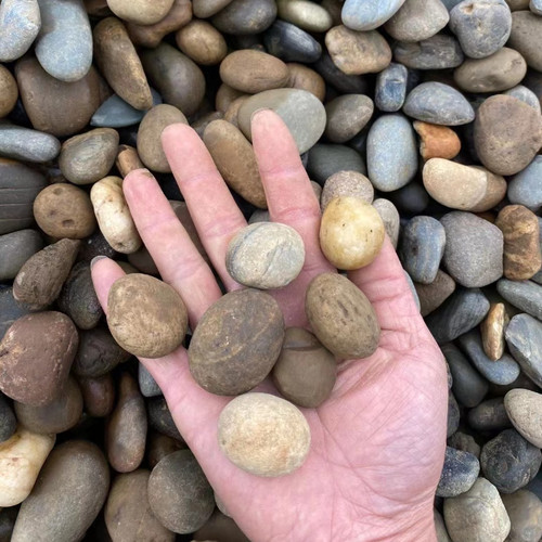 四川河卵石鹅卵石河滩石变压器变电站石头铺地过滤垫层滤油河卵石