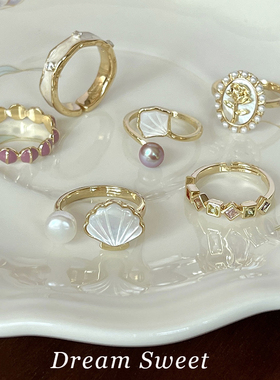 9.9福利款鸢尾蝴蝶戒指合集