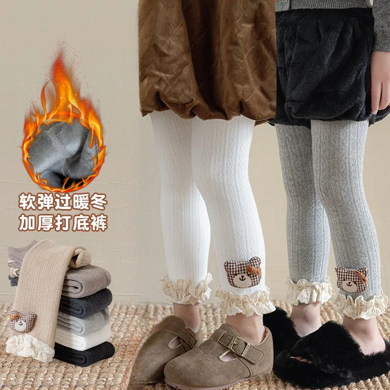 宝宝加绒打底裤秋冬款婴儿童大PP加厚袜裤女童保暖白色不连袜外穿,童装/婴儿装/亲子装,儿童袜子(0-16岁),淘宝优惠券,粉丝福利购,淘宝优惠卷