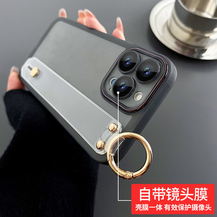 壳膜一体适用oppo自带镜头膜Reno14手机壳13透明12新款11腕带支架10保护套9全包8防摔pro超薄+个性7男6女外壳
