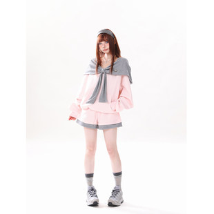 AONW韩系卫衣套装女春季2026新款超火ootd穿搭一整套气质春秋装女