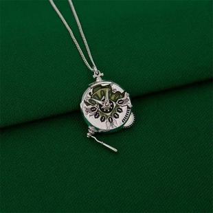 LOL英雄联盟双城之战周边艾克的秒表吊坠项链礼物二次元ocs项链