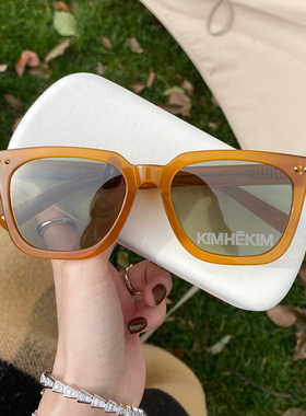方形个性kimhekim小红书太阳镜