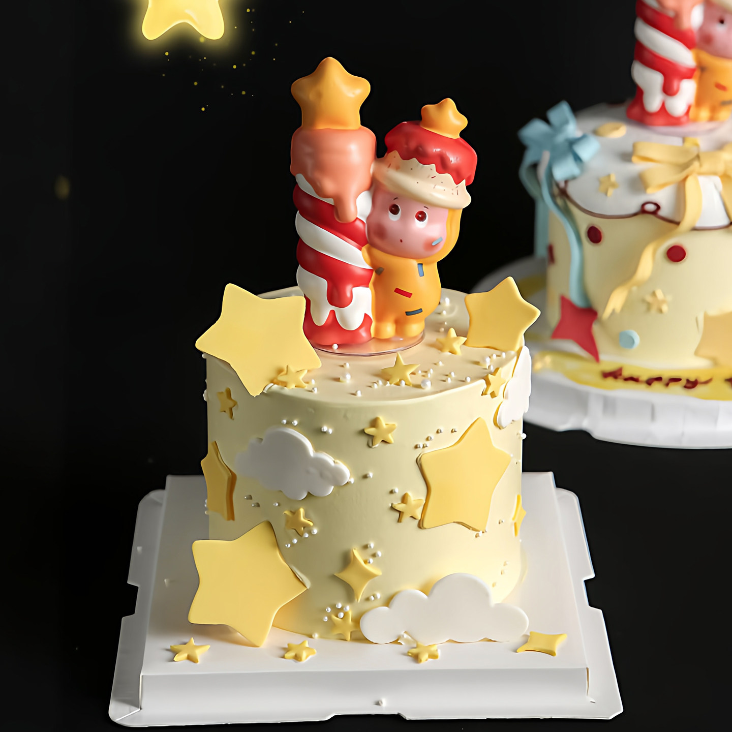 卡通蜡烛星星人生日蛋糕装饰插件公主小仙女笑脸玩偶甜品装扮配件,节庆用品/礼品,节日装扮用品,淘宝优惠券,粉丝福利购,淘宝优惠卷