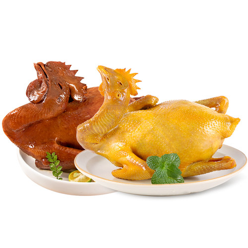 温氏盐焗鸡700g熟食豉油鸡广东