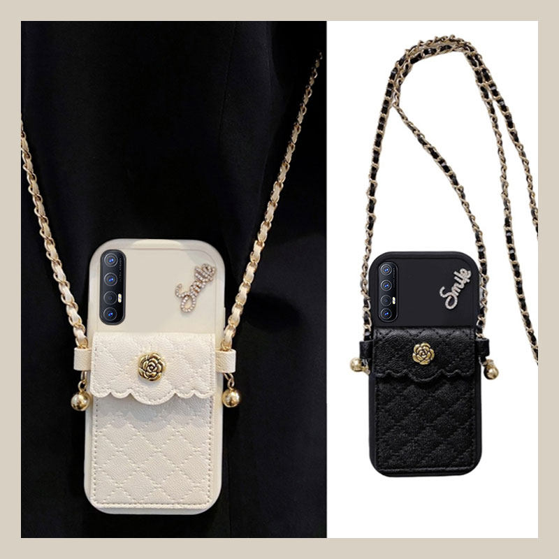 小香风山茶花斜挎卡包零钱包可背手机壳