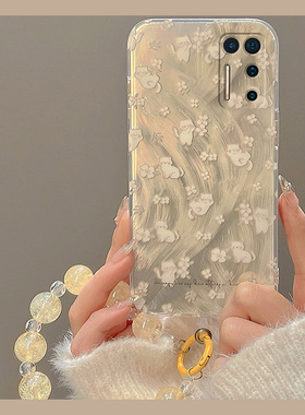 猫咪碎花适用坚果pro3手机壳pro2羽纱pro2s花朵r2带挂链r1硅胶por软壳小众个性创意网红少女心全包防摔超仙套