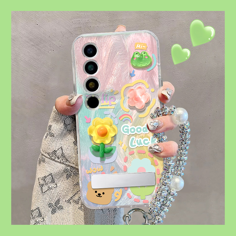 小熊花朵适用魅族21pro手机壳20立体18pro公仔18x支架17挂链16spro羽纱16t硅胶16x16thplus/meizu/16th可爱女