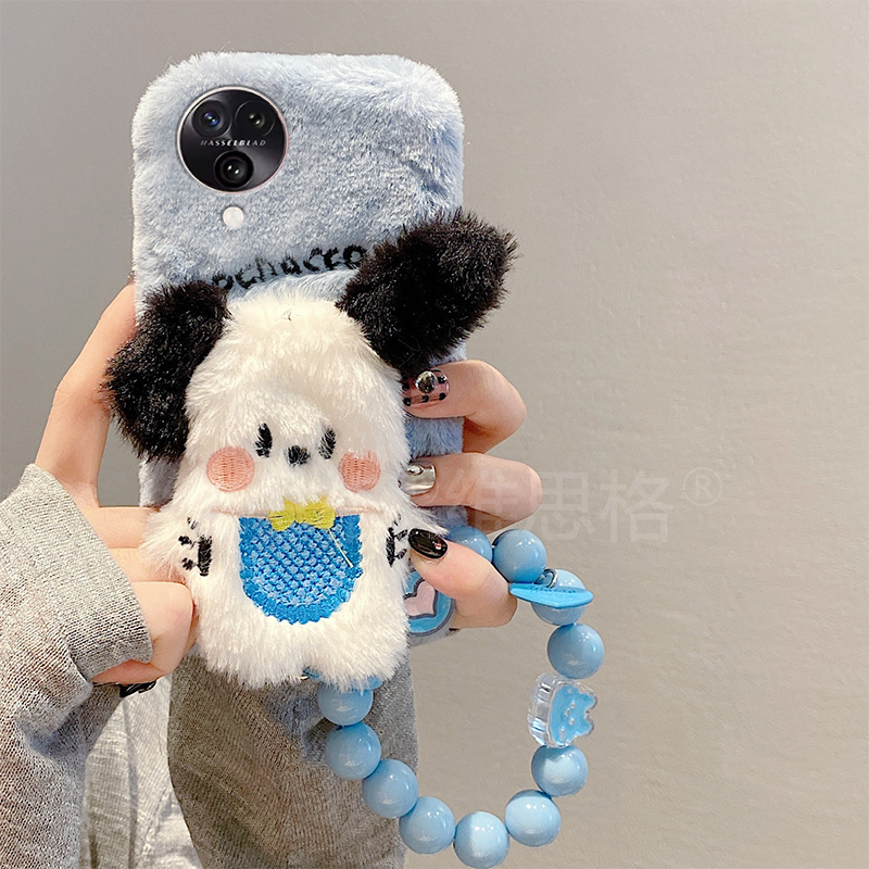 立体毛绒绒oppo手机壳卡通