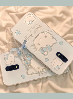 可爱卡通KT猫适用oppor17pro手机壳r15x梦境版r11splus高级感r9s超萌r7plus趣味r17硅胶oppo软壳0pp0小众个性