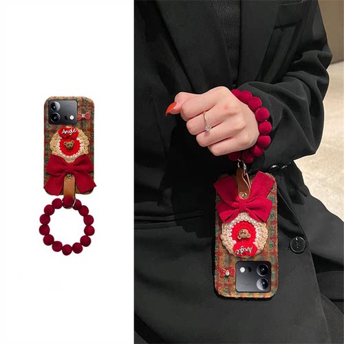 新年毛绒vivo手机壳日韩