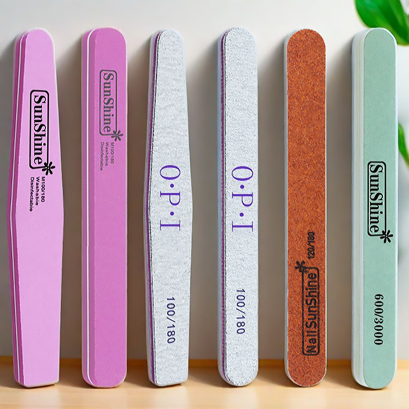 美甲条美甲搓条甲片海绵抛光