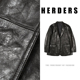 皮衣 HERDERS 领纽扣款 西装 52670 中长款