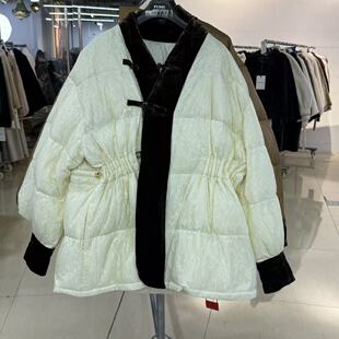 HERDERS 2025新中式国风鹅绒服女羽绒服外套259577