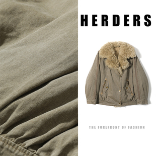 HERDERS 中长款翻领羽绒服 257568