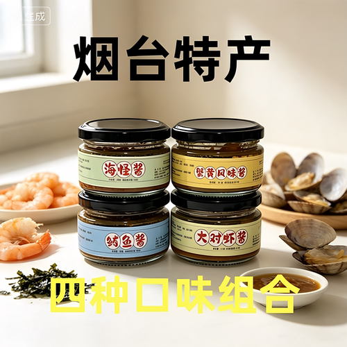 大对虾酱蟹黄酱螃蟹酱海虾肉酱