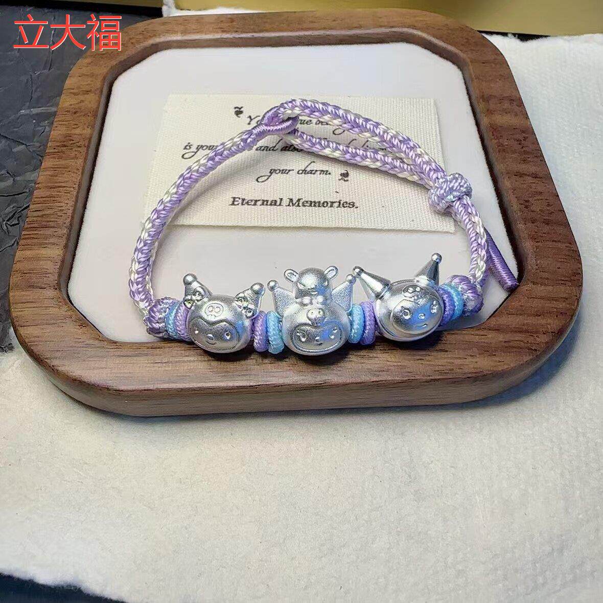立大福足银纯银精品三鹂
