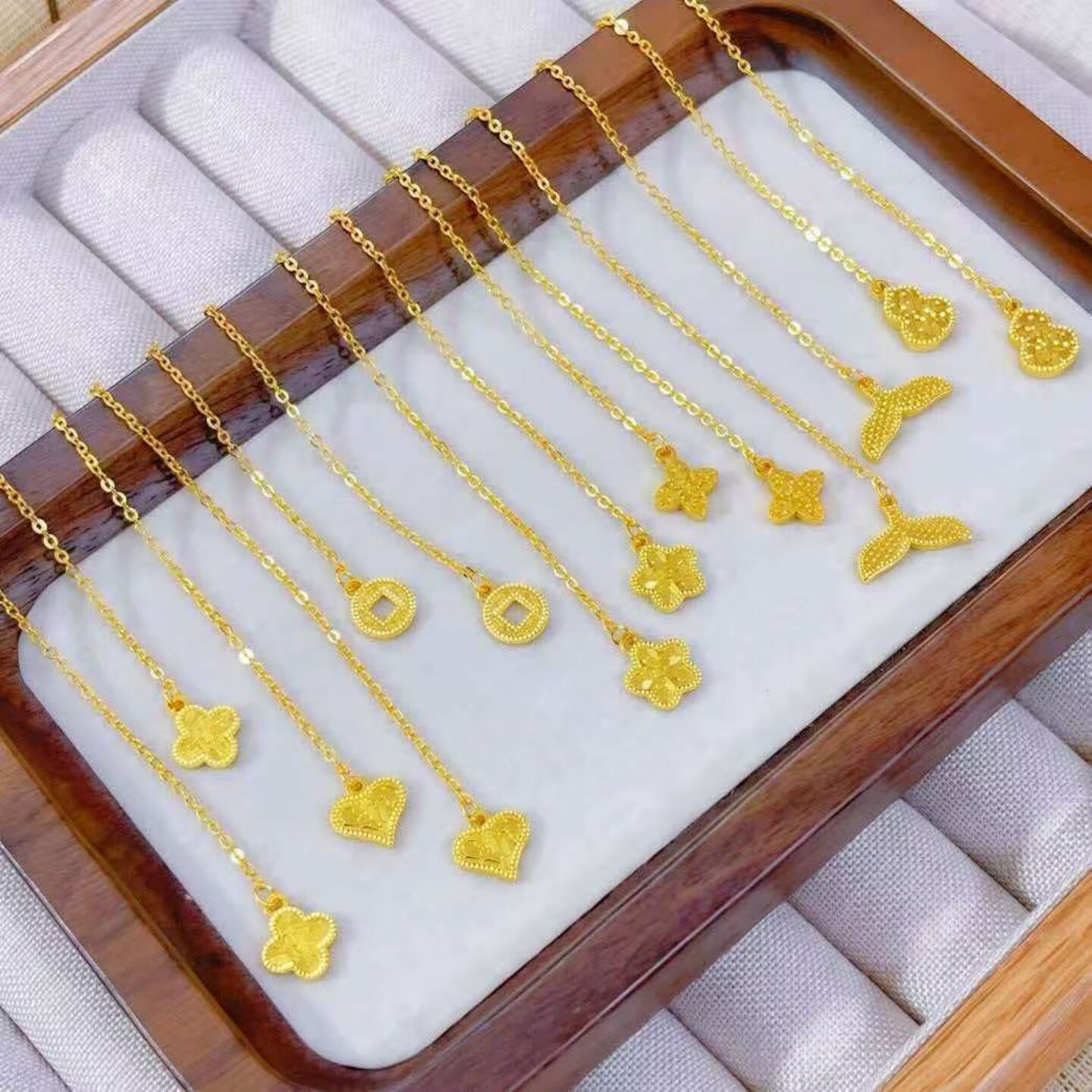 立大福越南沙金四叶草爱