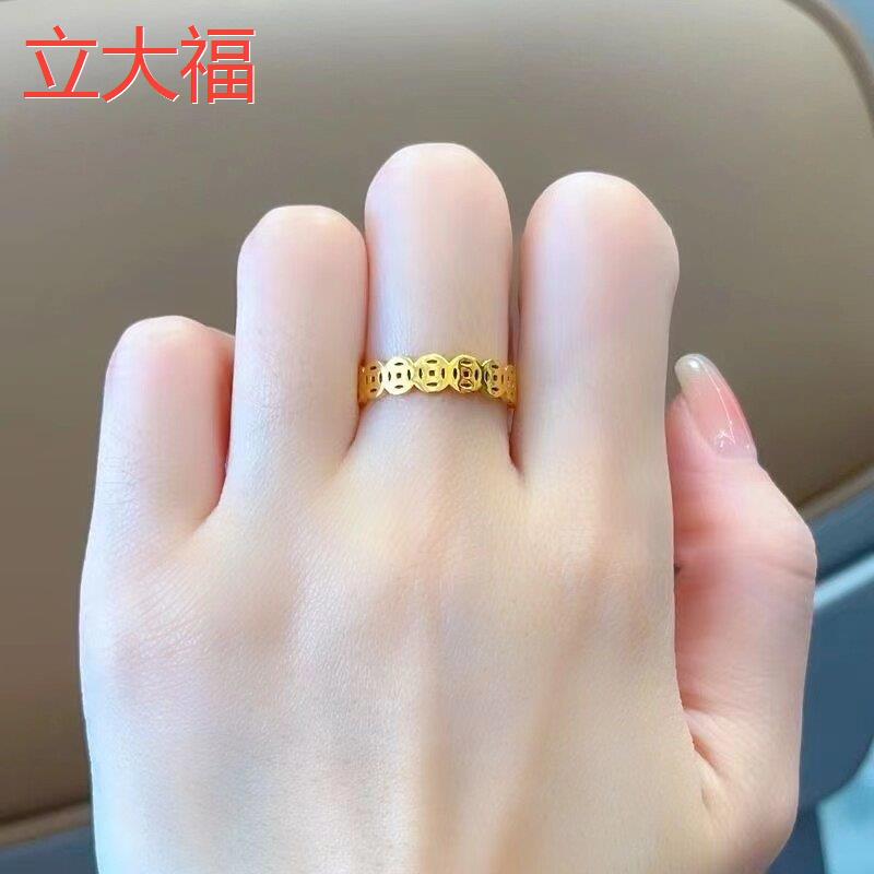 立大福越南沙金招财镂空