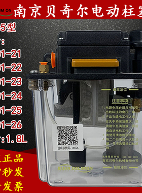 南京贝奇尔18101电动润滑泵柱塞泵TMD-5注油机-21-22-23-24-25-26