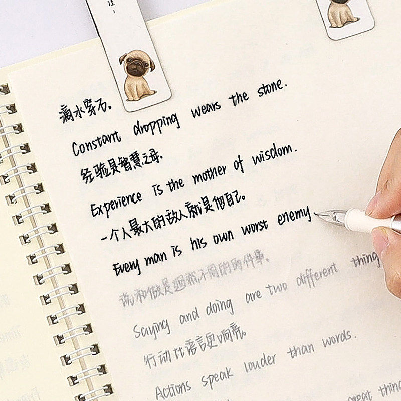 中英中文字体奶酪体英文练字帖抖音网红字帖女生学生硬笔临摹字贴