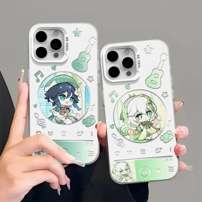 适用于OPPOA97手机壳OPPO原神A5/3/2Pro温迪芙宁娜a72/55/57镭射彩银a53/56s/58x钟离a2m玛薇卡K12plus套11