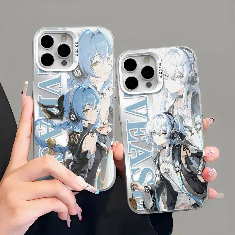 适用苹果17手机壳iPhone16e卜灵15/14pro镭射彩银13/12mini鸣潮11二次元游戏周边xs/xr动漫MAX6/7/8PLUS套se4