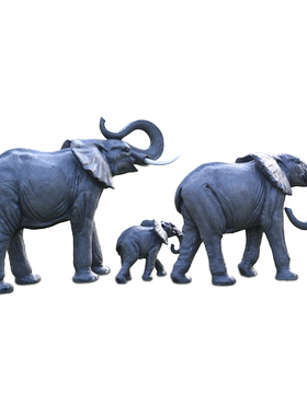 雕塑仿真游乐园商场美陈大象摆件