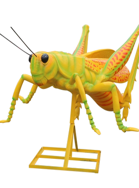 玻璃钢蝈蝈蝗虫螳螂广场大摆件