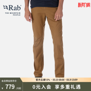 QBU RAB睿坡Radius男士 492g 攀岩软壳裤 户外登山弹力休闲长裤